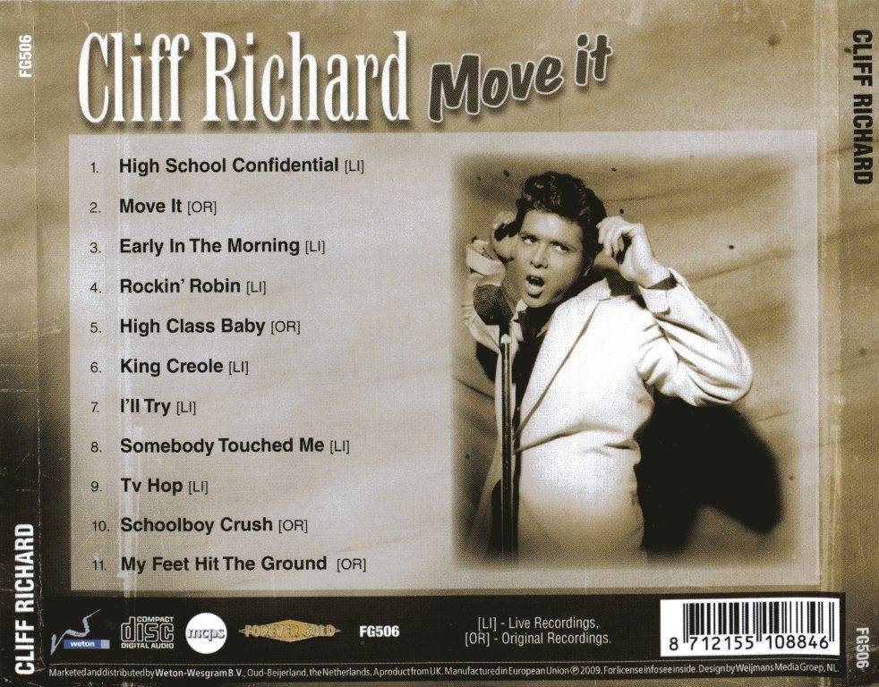 Cliff Richard Move It : Back